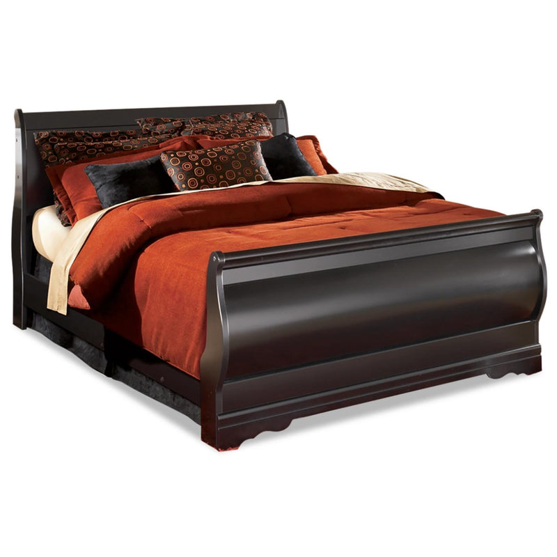 Size_Queen -- Huey Vineyard B128B4 Queen Sleigh Bed IMAGE 1