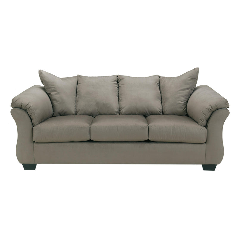 Manufacturer Color_Cobblestone -- Signature Design by Ashley Darcy Stationary Fabric Sofa IMAGE 1