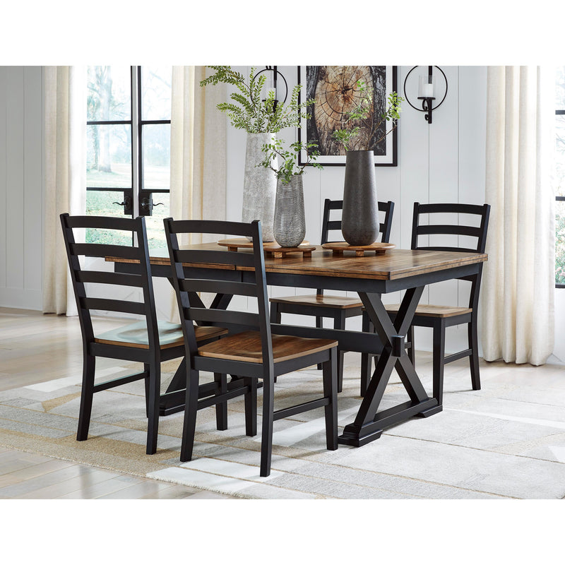 Signature Design by Ashley Wildenauer D634D1 5 pc Dining Set IMAGE 1