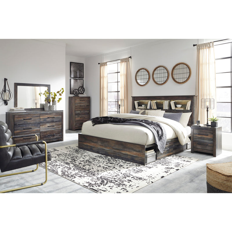 Signature Design by Ashley Drystan B211B110 7 pc King Bookcase Bedroom Set IMAGE 1
