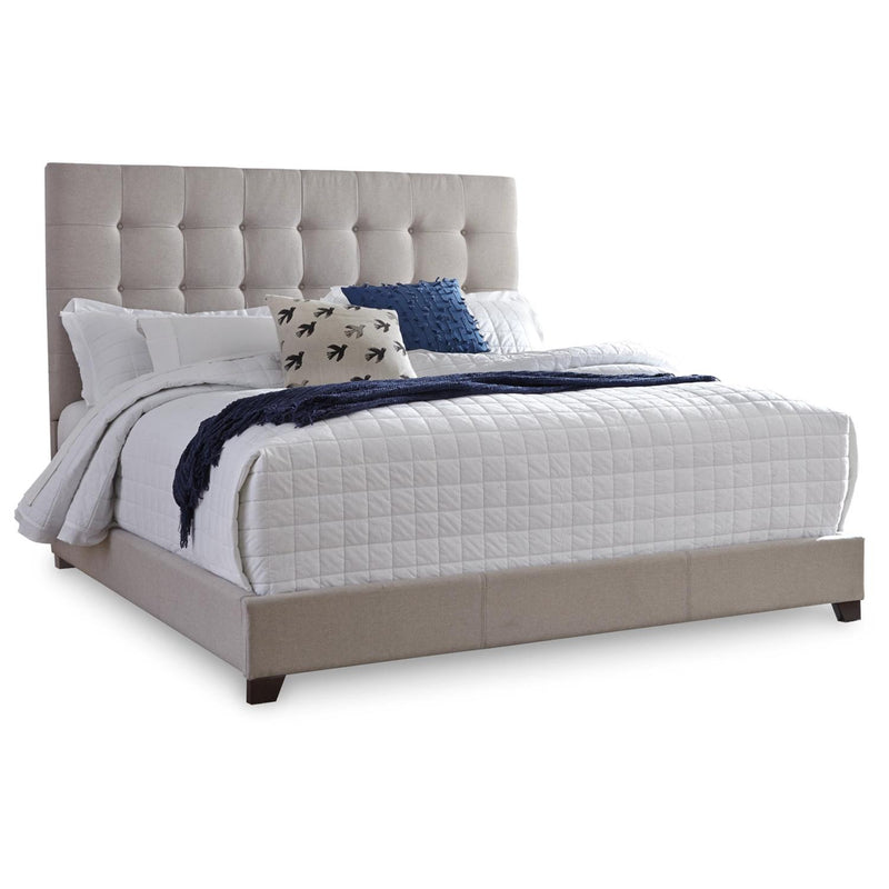 Size_Queen -- Signature Design by Ashley Dolante Upholstered Panel Bed IMAGE 1