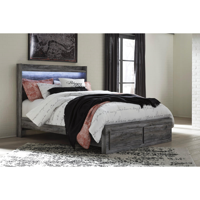 Size_Queen -- Signature Design by Ashley Baystorm Panel Bed with Storage IMAGE 1