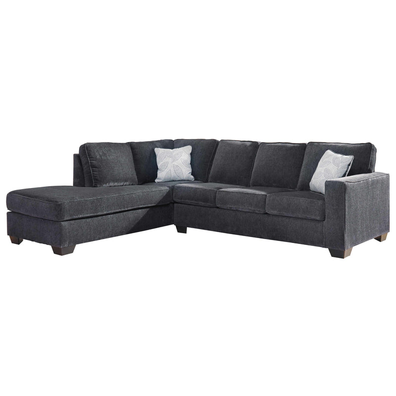 Manufacturer Color_Slate -- Signature Design by Ashley Altari Fabric 2 pc Sectional IMAGE 1
