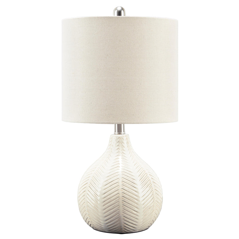 Signature Design by Ashley Rainermen L180024 Ceramic Table Lamp IMAGE 1