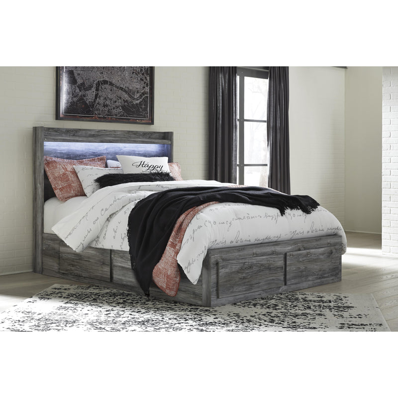 Size_Queen -- Signature Design by Ashley Baystorm Panel Bed with Storage IMAGE 1