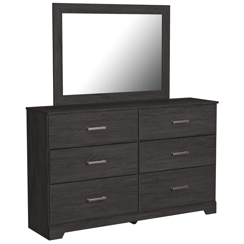 Signature Design by Ashley Belachime B2589B1 Dresser and Mirror IMAGE 1