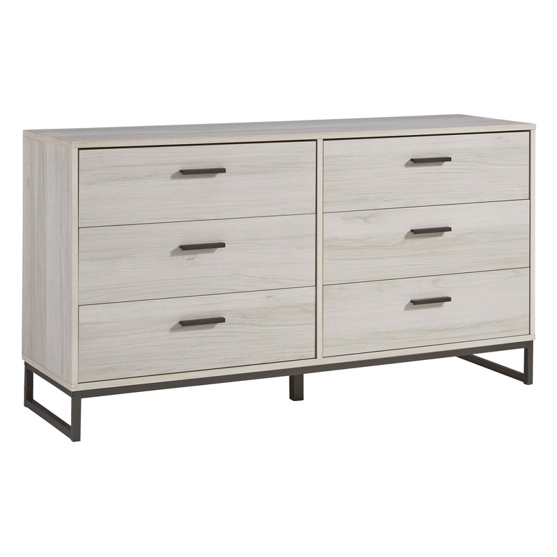 Signature Design by Ashley Socalle EB1864-231 Six Drawer Dresser IMAGE 1