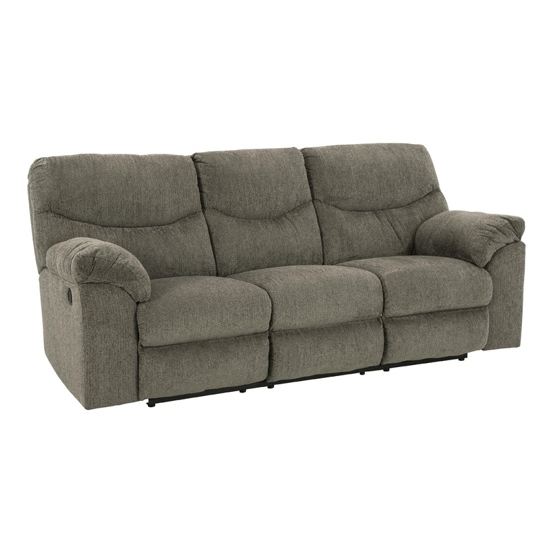 Manufacturer Color_Putty -- Signature Design by Ashley Alphons Reclining Fabric Sofa IMAGE 1