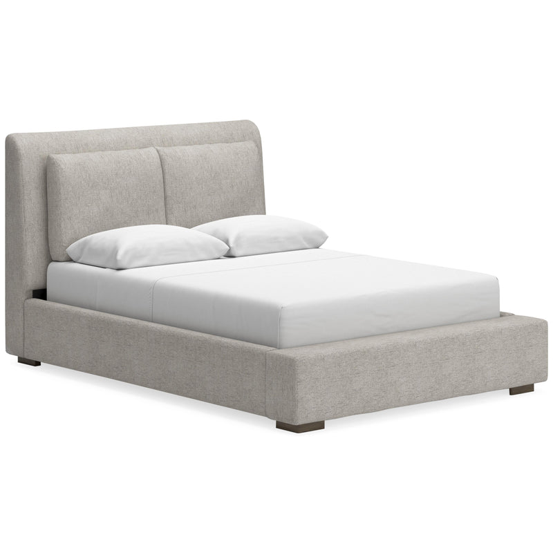 Size_Queen -- Signature Design by Ashley Cabalynn Upholstered Platform Bed IMAGE 1