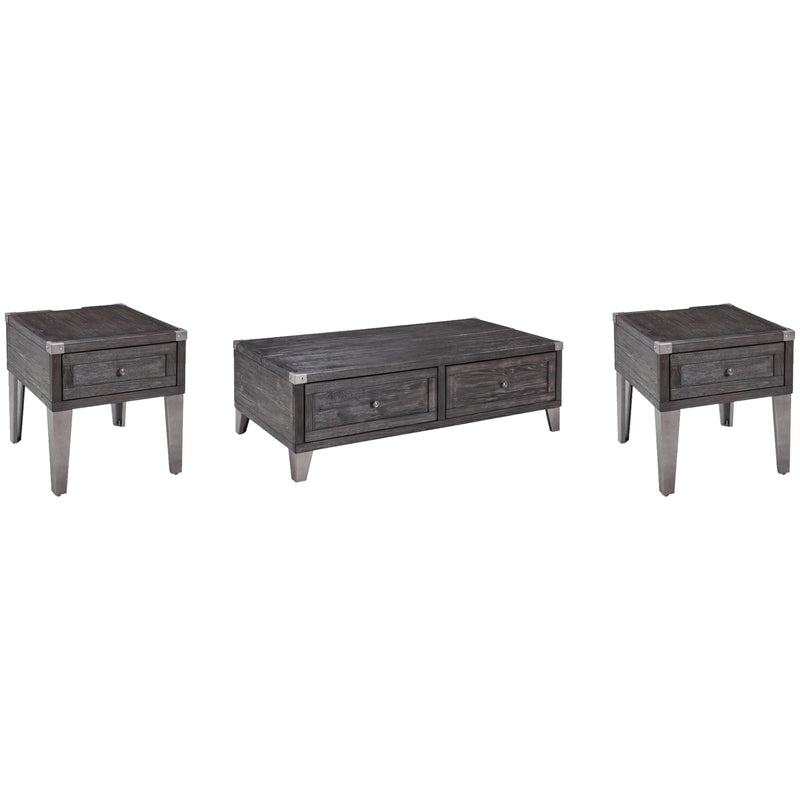 Signature Design by Ashley Todoe T901T2 Coffee Table and 2 End Tables IMAGE 1