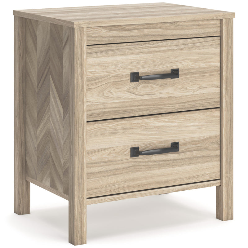 Signature Design by Ashley Battelle EB3929-292 Two Drawer Night Stand IMAGE 1