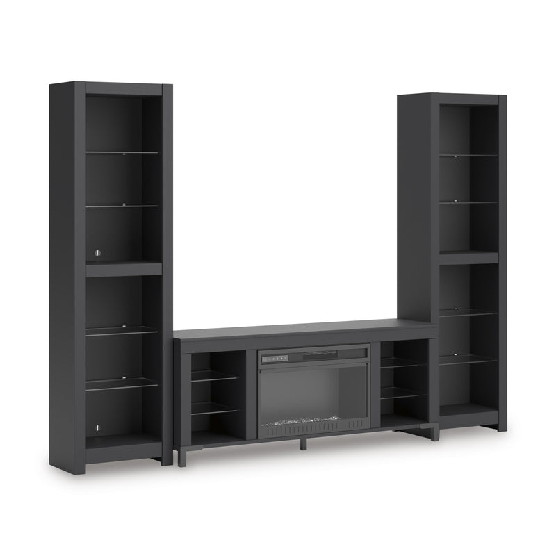 Signature Design by Ashley Cayberry W2721W2 3 pc Entertainment Center with Electric Fireplace IMAGE 1