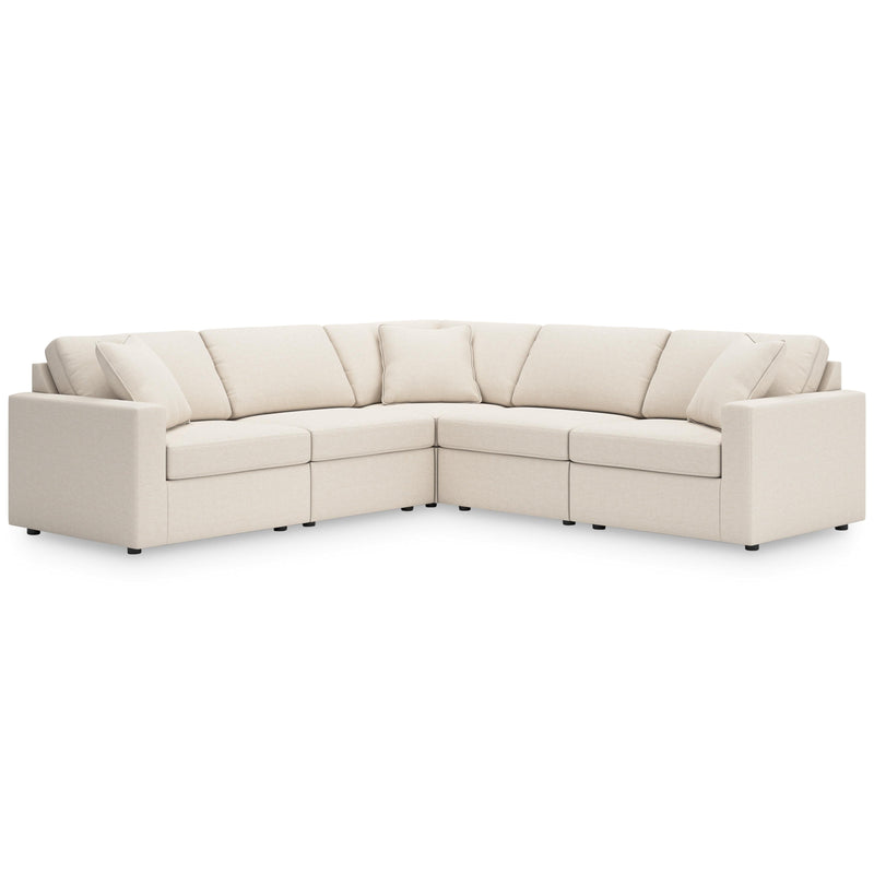 Manufacturer Color_Oyster -- Signature Design by Ashley Modmax Fabric 5 pc Sectional IMAGE 1