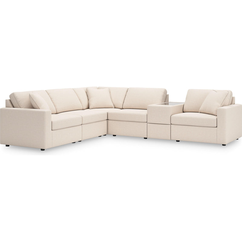 Manufacturer Color_Oyster -- Signature Design by Ashley Modmax Fabric 6 pc Sectional IMAGE 1
