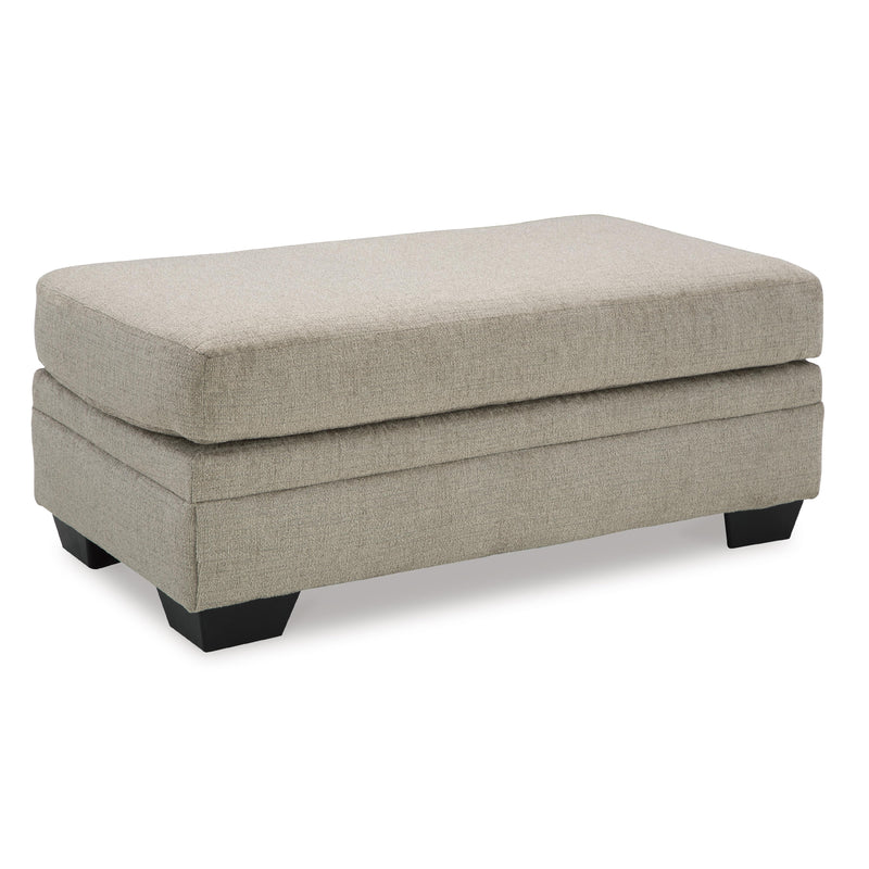 Manufacturer Color_Taupe -- Signature Design by Ashley Stonemeade Fabric Ottoman IMAGE 1