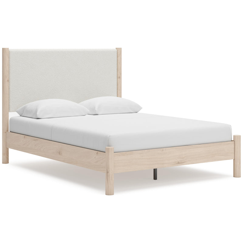 Size_Queen -- Cadmori B2615B4 Queen Upholstered Panel Bed IMAGE 1
