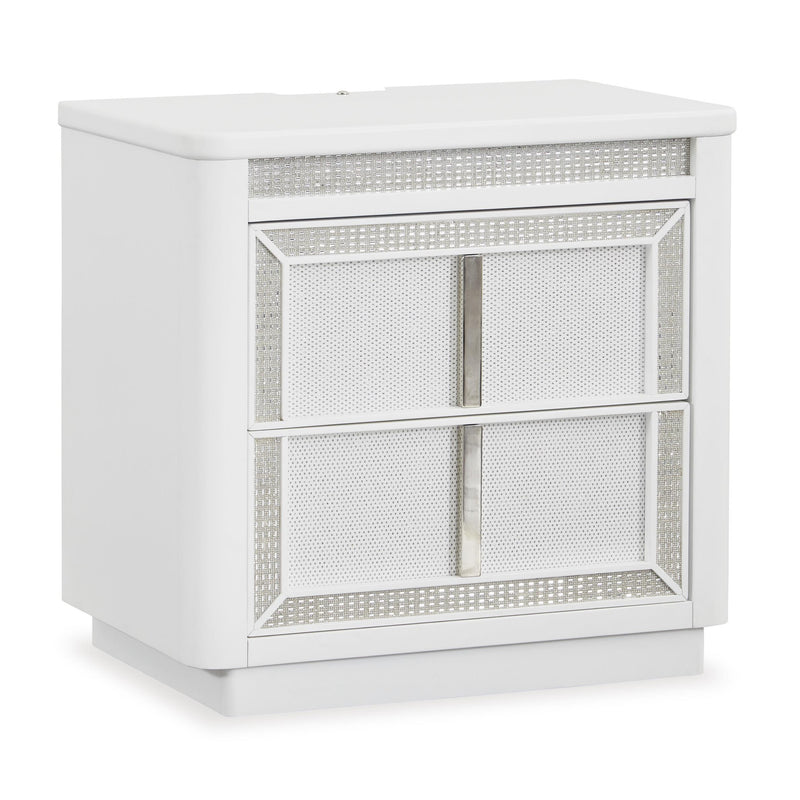 Signature Design by Ashley Chalanna B822-92 Two Drawer Night Stand IMAGE 1
