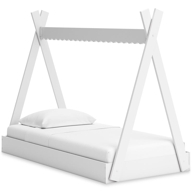 Size_Twin -- Signature Design by Ashley Hallityn Panel Bed IMAGE 1