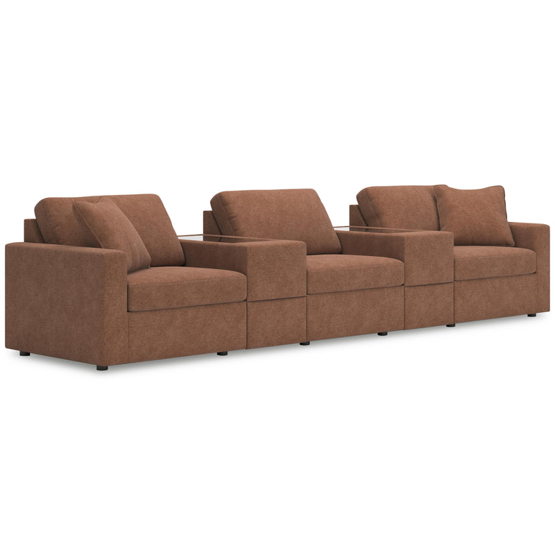 Manufacturer Color_Spice -- Signature Design by Ashley Modmax Fabric 5 pc Sectional IMAGE 1