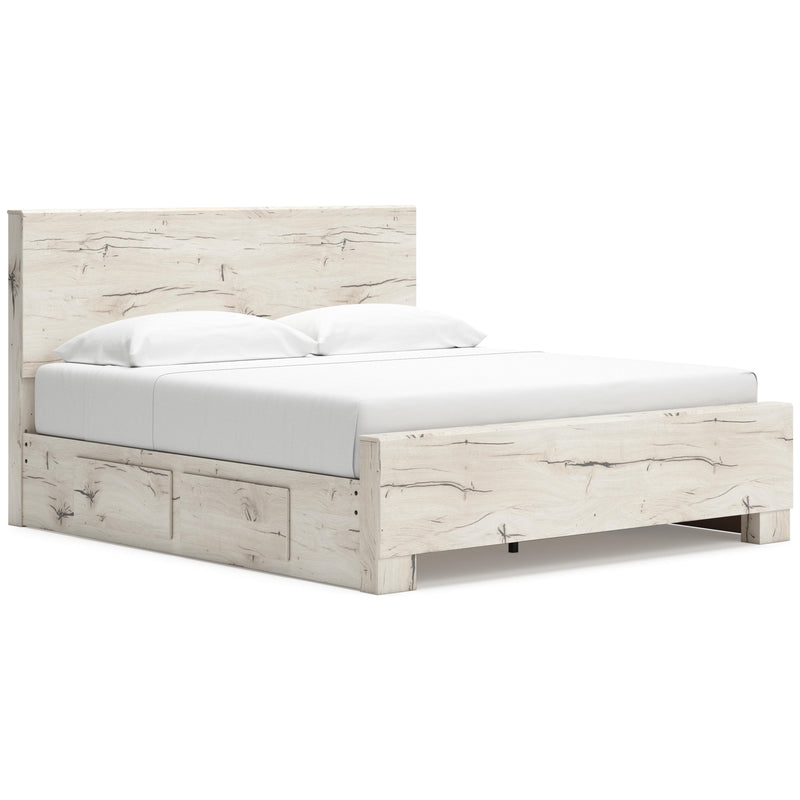Size_King -- Lawroy B2310B13 King Panel Bed with Storage IMAGE 1