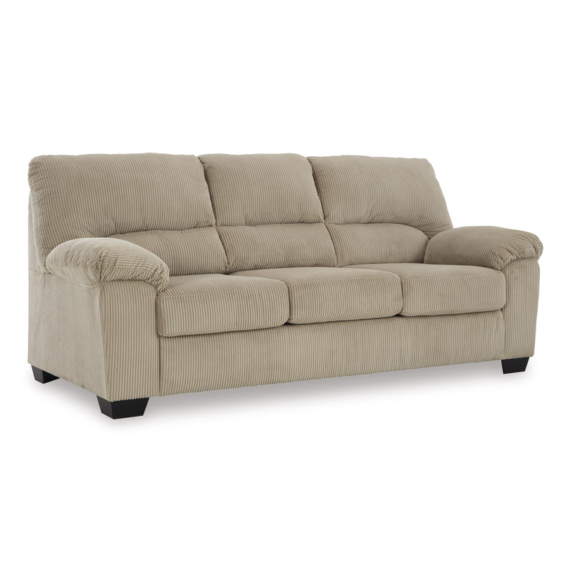 Manufacturer Color_Sand -- Signature Design by Ashley SimpleJoy Stationary Fabric Sofa IMAGE 1