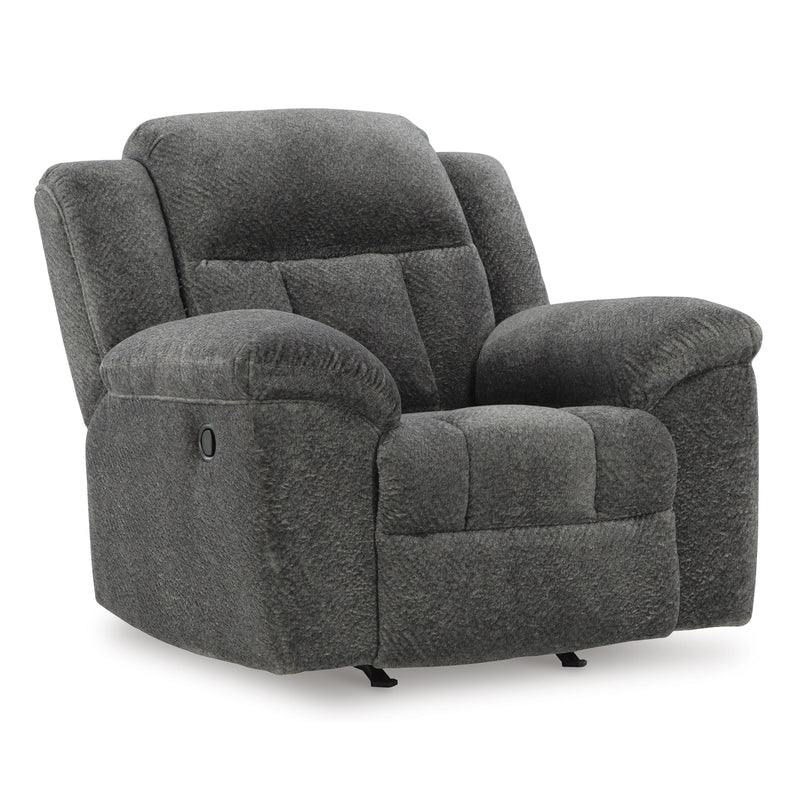 Manufacturer Color_Graphite -- Signature Design by Ashley Frohn Rocker Fabric Recliner IMAGE 1