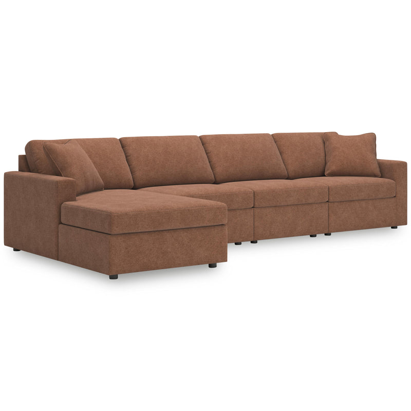 Manufacturer Color_Spice -- Signature Design by Ashley Modmax Fabric 4 pc Sectional IMAGE 1