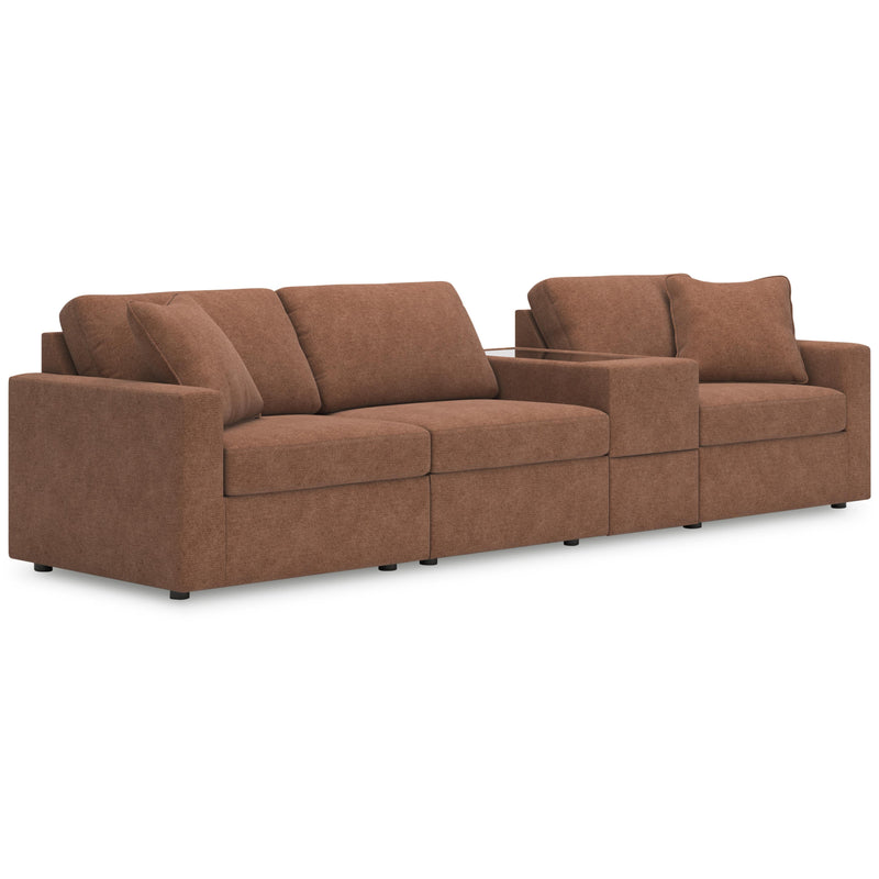 Manufacturer Color_Spice -- Signature Design by Ashley Modmax Fabric 4 pc Sectional IMAGE 1