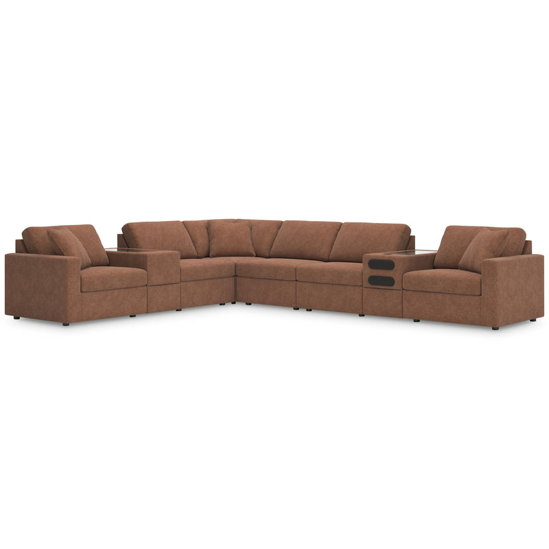 Manufacturer Color_Spice -- Signature Design by Ashley Modmax Fabric 8 pc Sectional IMAGE 1