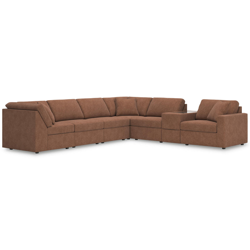 Manufacturer Color_Spice -- Signature Design by Ashley Modmax Fabric 7 pc Sectional IMAGE 1