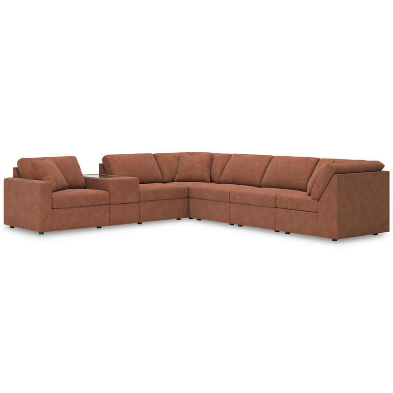 Manufacturer Color_Spice -- Signature Design by Ashley Modmax Fabric 7 pc Sectional IMAGE 1