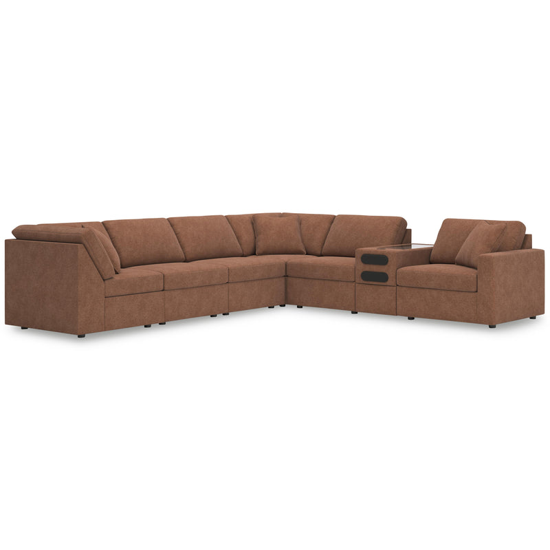 Manufacturer Color_Spice -- Signature Design by Ashley Modmax Fabric 7 pc Sectional IMAGE 1