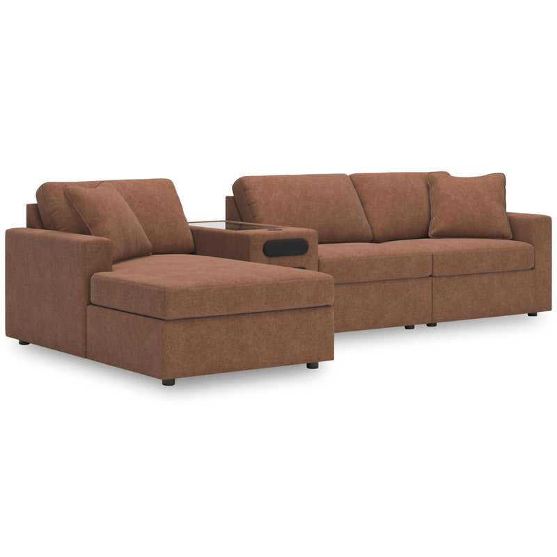 Manufacturer Color_Spice -- Signature Design by Ashley Modmax Fabric 4 pc Sectional IMAGE 1