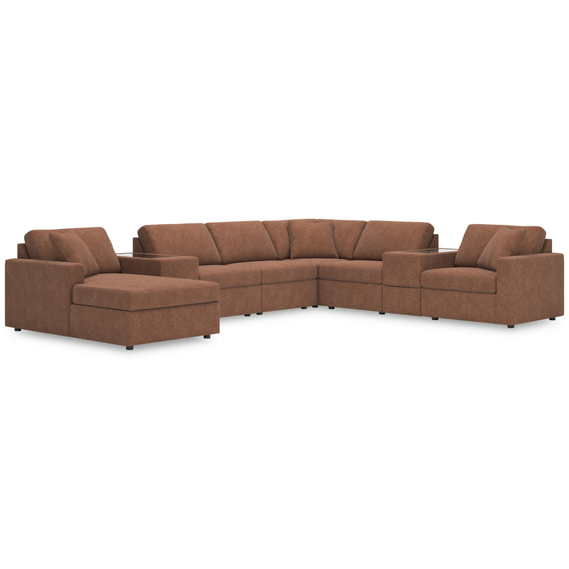 Manufacturer Color_Spice -- Signature Design by Ashley Modmax Fabric 8 pc Sectional IMAGE 1