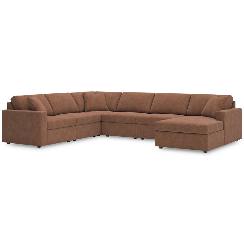 Manufacturer Color_Spice -- Signature Design by Ashley Modmax Fabric 6 pc Sectional IMAGE 1