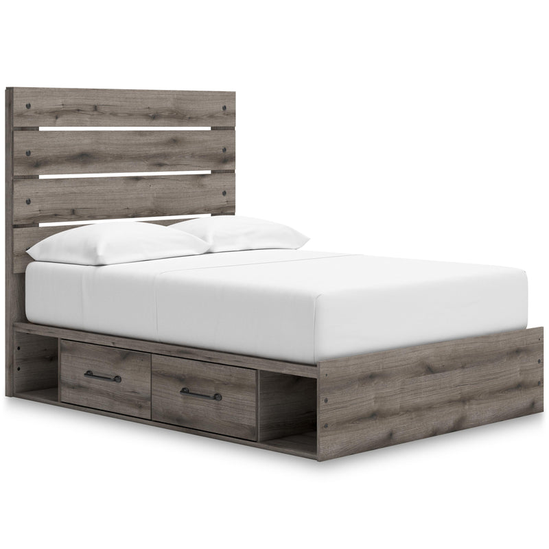 Size_Full -- Graystorm PCB2405B17 Full Panel Bed with Storage IMAGE 1