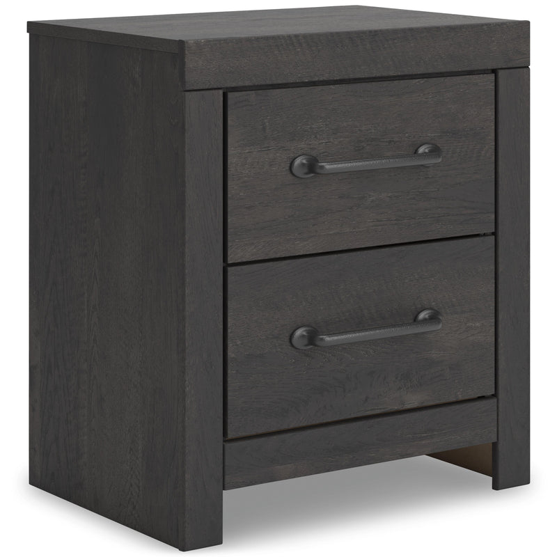 Signature Design by Ashley Hollivern PCB2108-92 Two Drawer Night Stand IMAGE 1