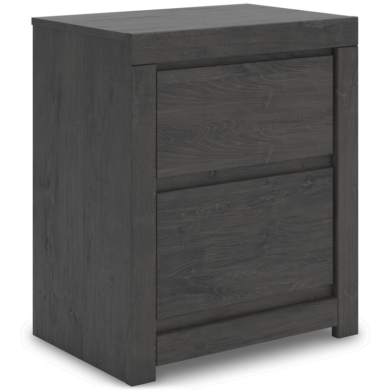 Signature Design by Ashley Fraluna PCB3370-92 Two Drawer Night Stand IMAGE 1