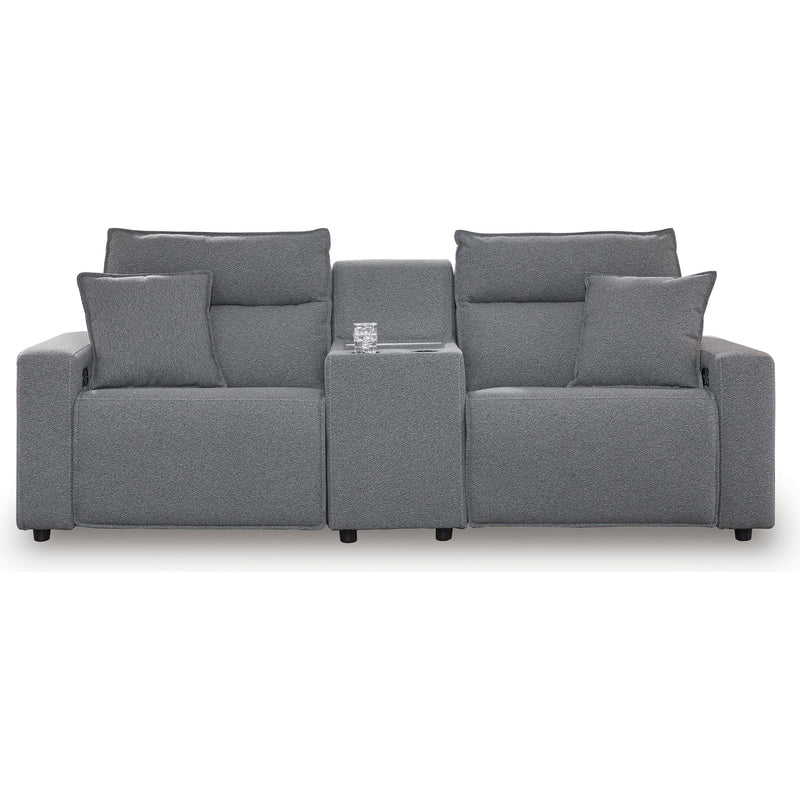 Manufacturer Color_Salt and Pepper -- Signature Design by Ashley ModMax II Power Reclining Fabric 3 pc Sectional IMAGE 1