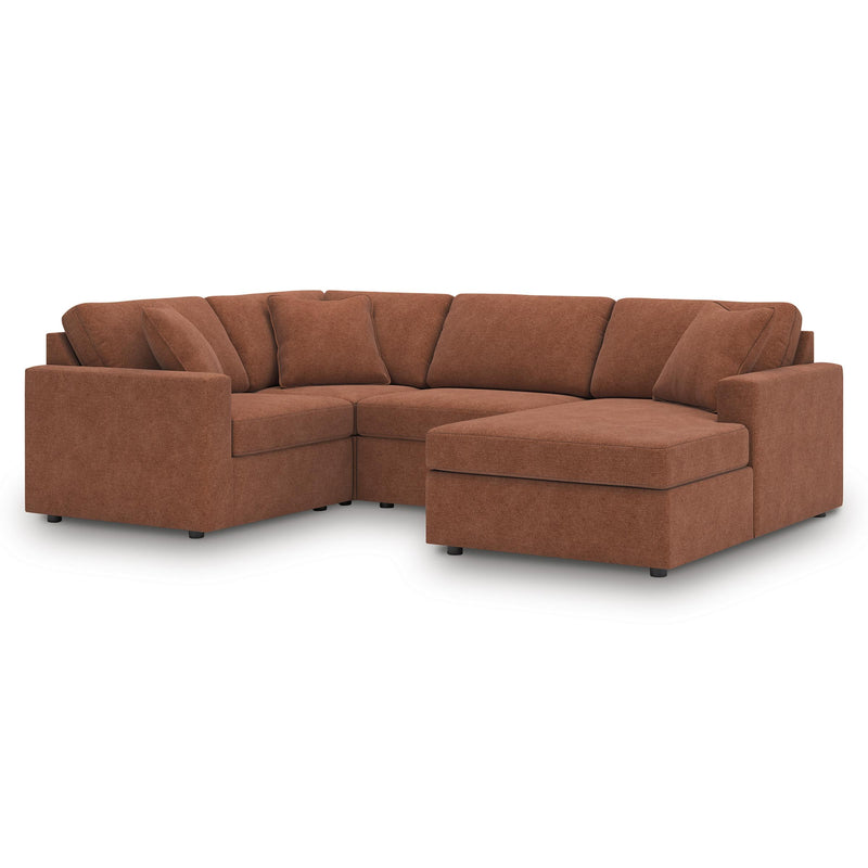 Manufacturer Color_Spice -- Signature Design by Ashley Modmax Fabric 4 pc Sectional IMAGE 1