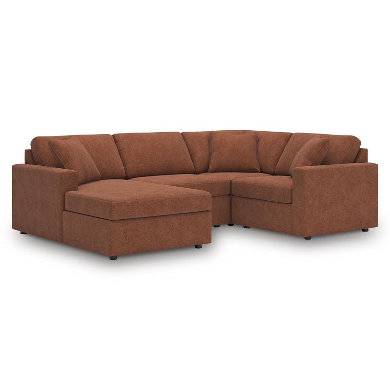 Manufacturer Color_Spice -- Signature Design by Ashley Modmax Fabric 4 pc Sectional IMAGE 1