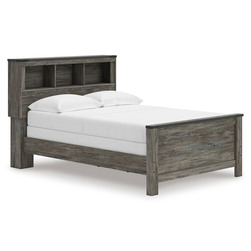 Signature Design by Ashley Frandern B4480B3 Full Bookcase Panel Bed IMAGE 1