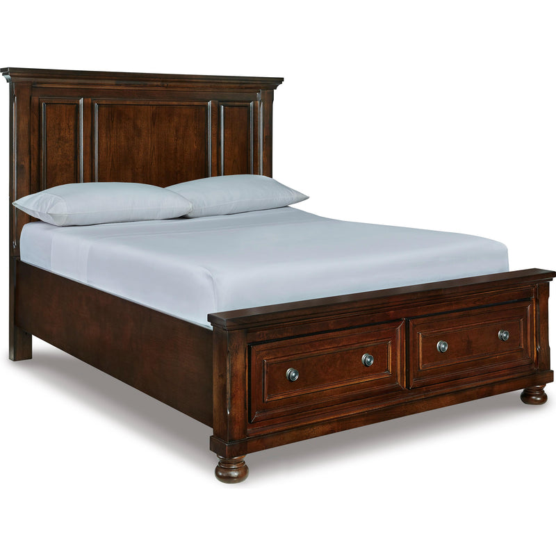 Size_Queen -- Millennium Porter Panel Bed with Storage IMAGE 1