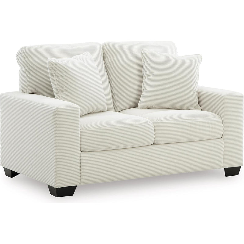 Manufacturer Color_Ivory -- Signature Design by Ashley Greenbriar Stationary Fabric Loveseat IMAGE 1