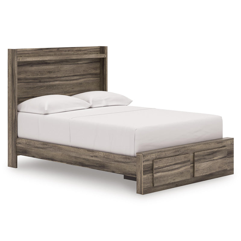 Size_Full -- Signature Design by Ashley Elbrim Panel Bed with Storage IMAGE 1