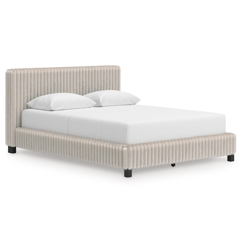 Size_Queen -- Signature Design by Ashley Zuraleus Upholstered Bed IMAGE 1