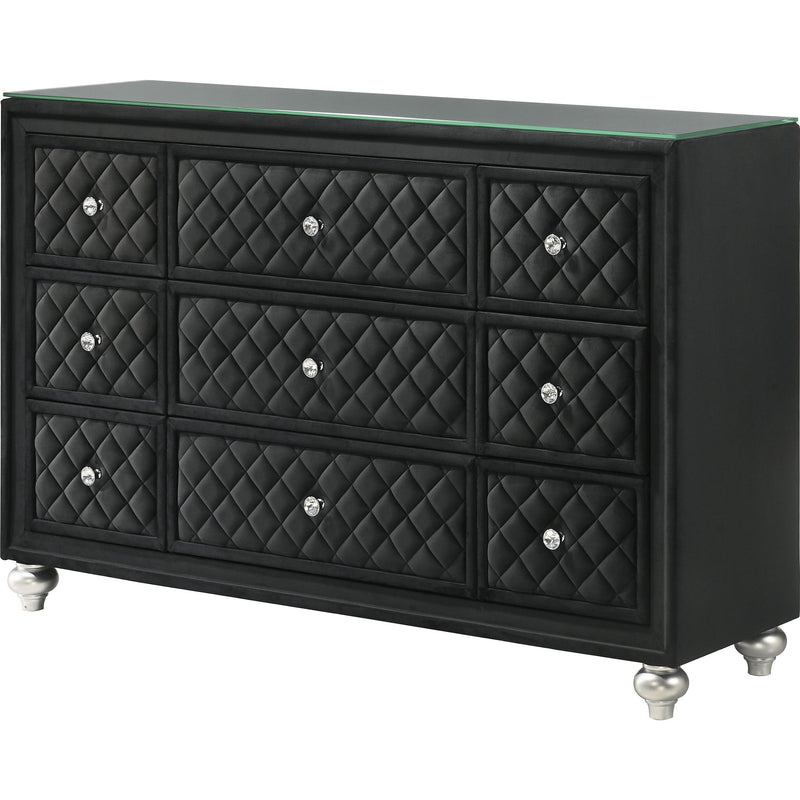 Crown Mark Cameo B2180-1 Dresser - Black IMAGE 1