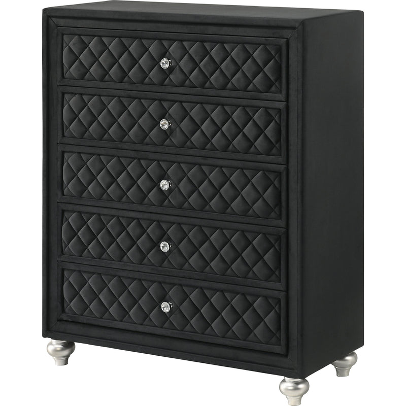 Crown Mark Cameo B2180-4 Chest - Black IMAGE 1