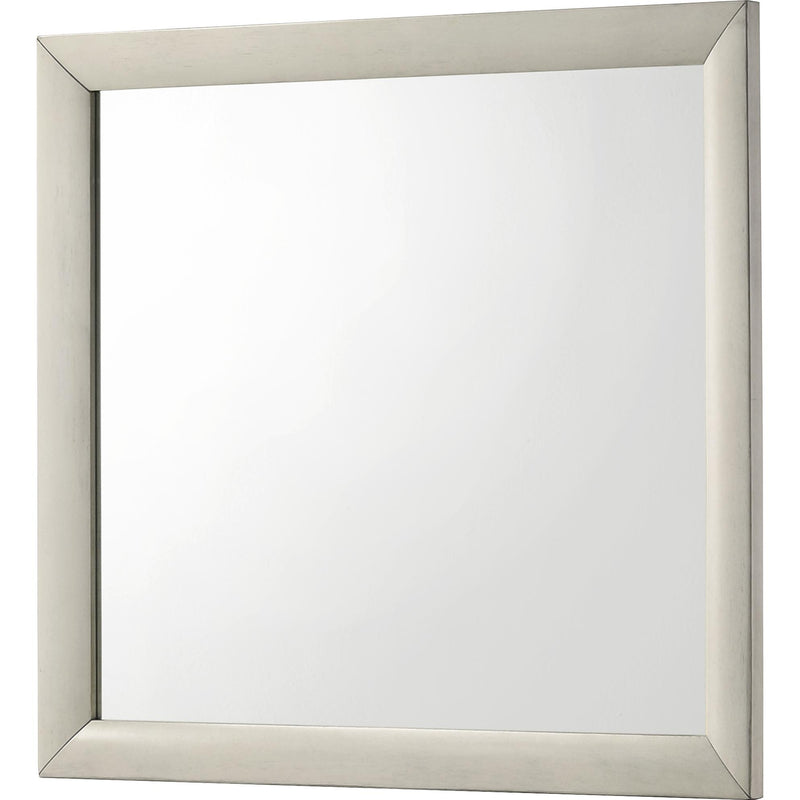 Crown Mark Emily B4255-11 Dresser Mirror - White IMAGE 1