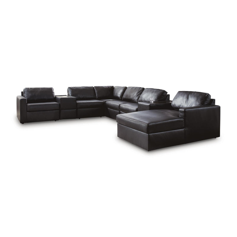 Signature Design by Ashley ModMax II 74305S42 8 pc Sectional with Chaise and Storage Consoles IMAGE 1
